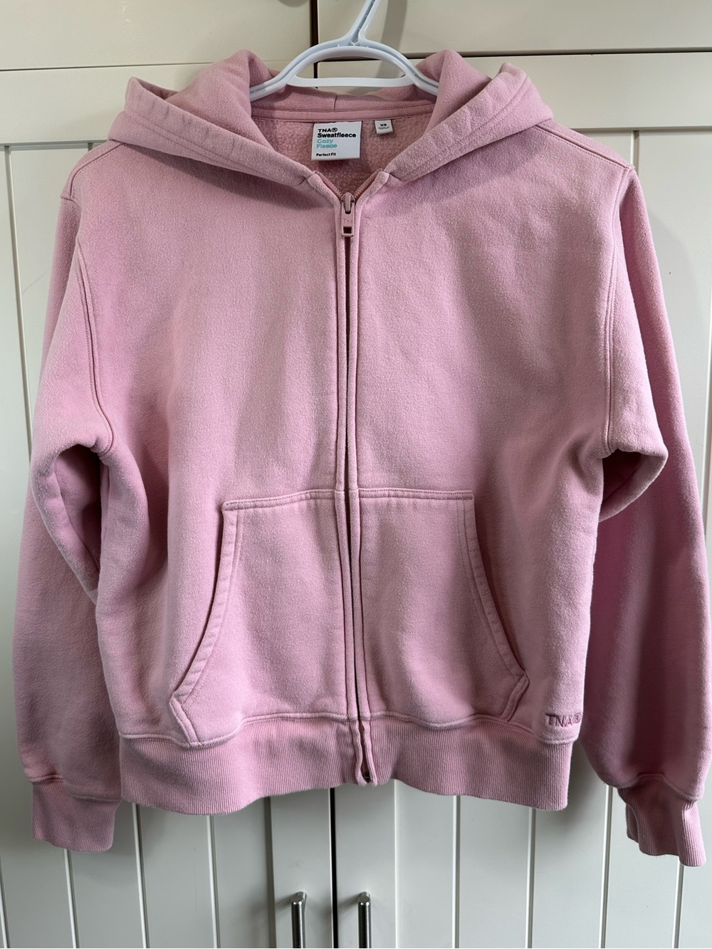 TNA Sweatfleece Cozy Fleece Perfect fit Hoodie Size XS in Pink